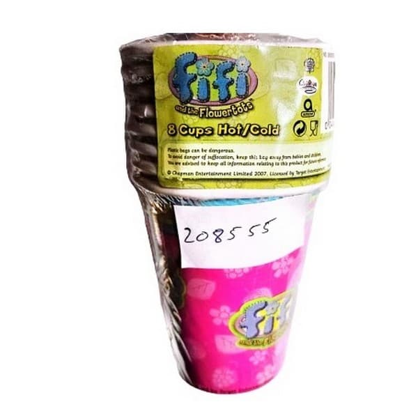 Fifi and The Flowertots Logo Party Cup (Pack of 8) Multicoloured One Size