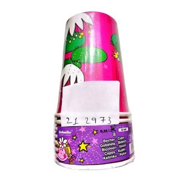 Trolls Party Cup (Pack of 8) Pink/Green/White One Size
