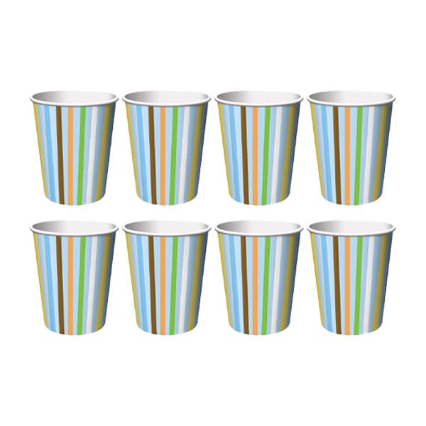 Paper Art 266ml Party Cup (Pack of 8) Multicoloured One Size