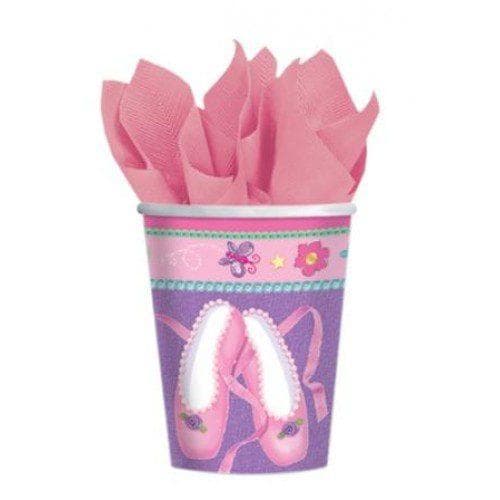 Amscan Ballet Shoes Disposable Cup (Pack of 16) Pink/Purple One Size
