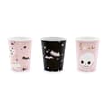 Miniatyrbild 1 av 3: Pappmuggar Boo 6st - Rosa/Svart Halloween - Party Deco