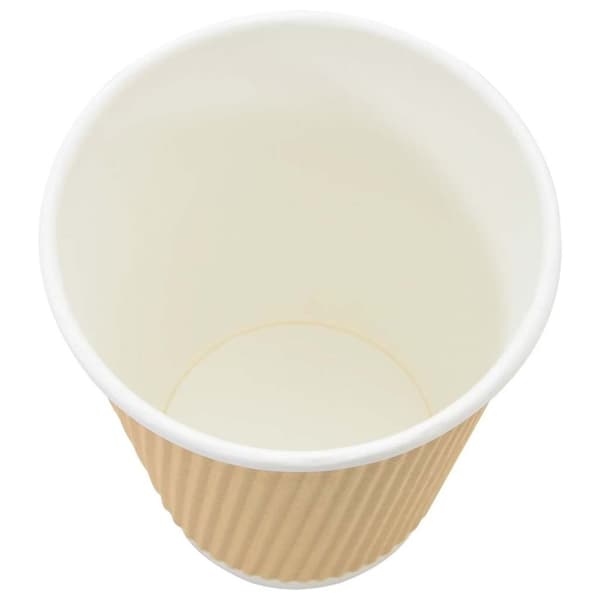 vidaXL Papir kaffekopper 500 stk 12oz 300 ml brun