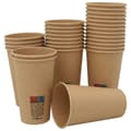 Miniatyrbilde 3 av 7: vidaXL Papir kaffekopper 1000 stk 16oz 400 ml brun