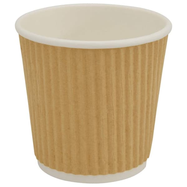 Kaffekoppar i papper 1000 st 4oz 100ml brun