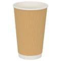 Miniatyrbild 2 av 2: Kaffekoppar i papper 500 st 16oz 400ml brun