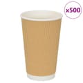 Miniatyrbild 1 av 2: Kaffekoppar i papper 500 st 16oz 400ml brun