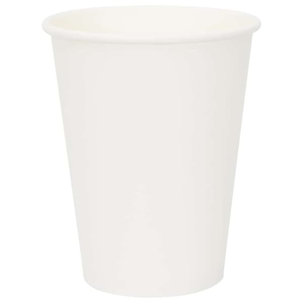 vidaXL kaffekopper af papir 1000 stk. 12oz 300ml hvid