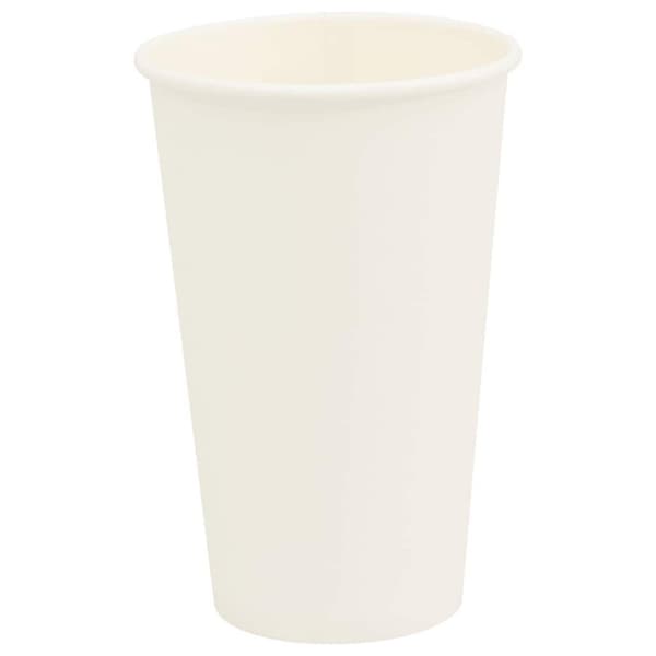 vidaXL Kaffekoppar i papper 1000 st 16oz 400ml vit