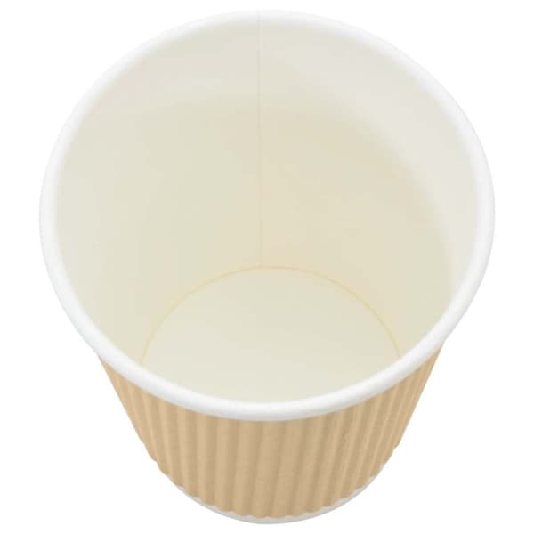 vidaXL kaffekopper af papir 500 stk. 8oz 200ml brun