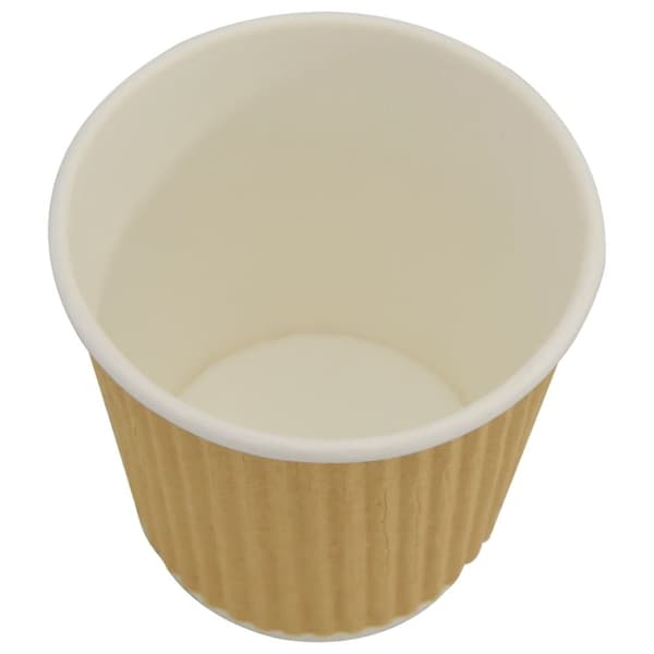 vidaXL kaffekopper af papir med låg 1000 stk. 4oz 100ml