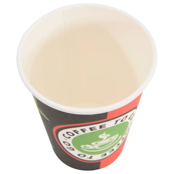 vidaXL kaffekopper af papir med låg 1000 stk. 4oz 100ml