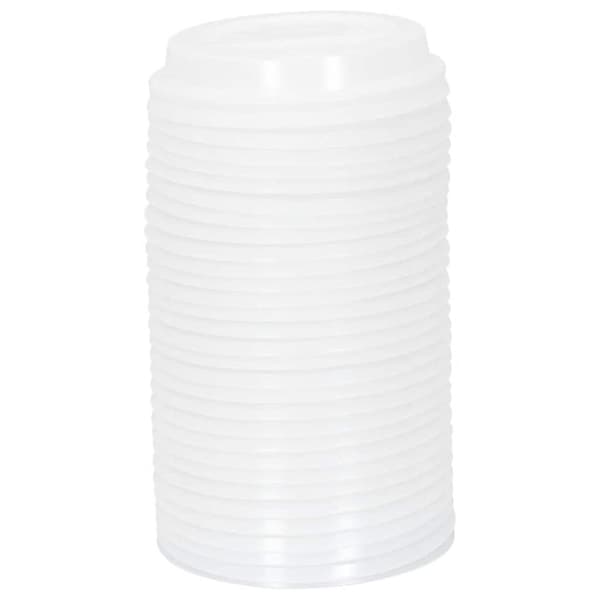vidaXL Papir kaffekopper med lokk 1000 stk 16oz 400 ml