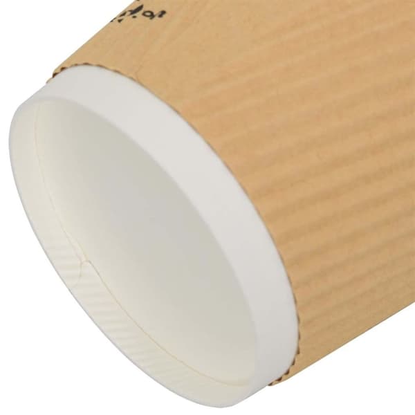 vidaXL Papir kaffekopper 500 stk 8oz 200 ml brun