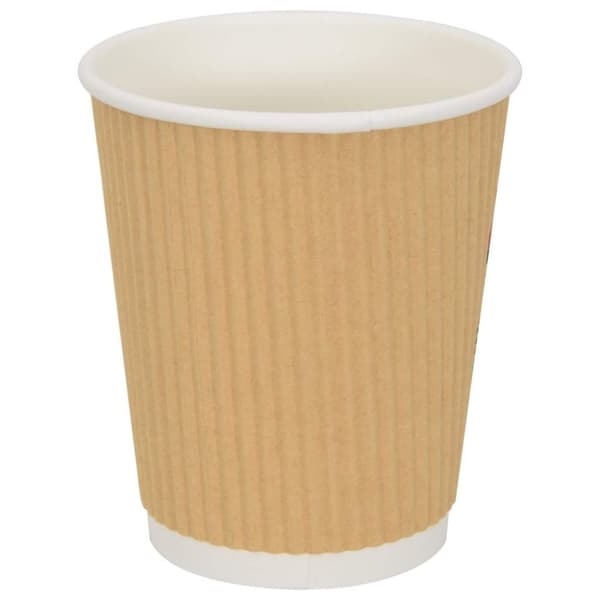 vidaXL Papir kaffekopper 500 stk 8oz 200 ml brun