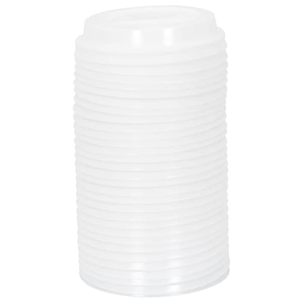 vidaXL Papir kaffekopp lokk Ø90 mm 12oz og 16oz 1000 stk hvit plast