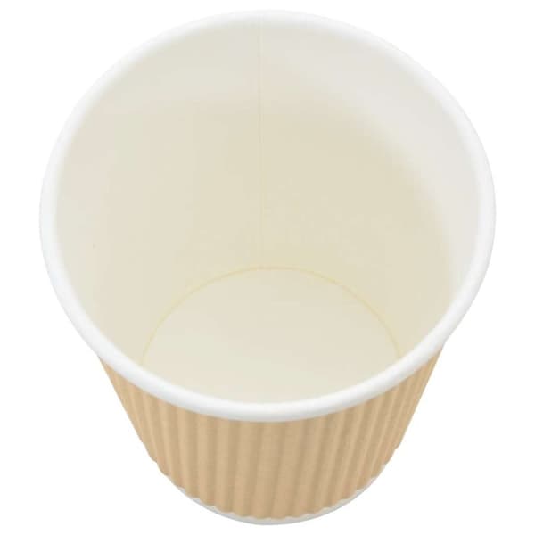 vidaXL Kaffekoppar i papper med lock 1000 st 8oz 200ml
