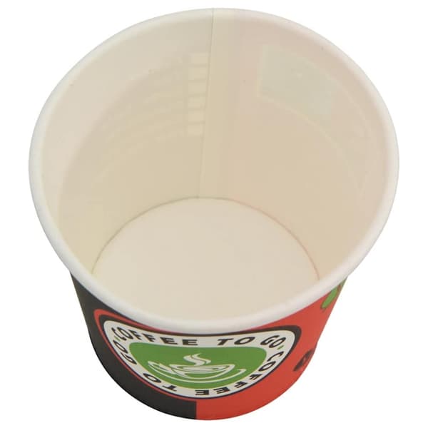 vidaXL kaffekopper af papir med låg 1000 stk. 4oz 120ml