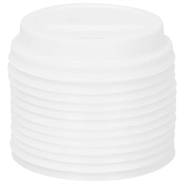 vidaXL Kaffekoppar i papper med lock 1000 st 8oz 200ml