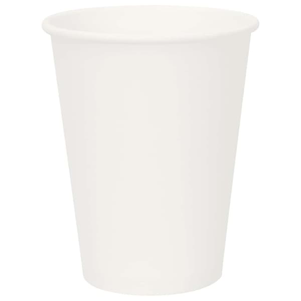 vidaXL Papir kaffekopper med lokk 1000 stk 12oz 300 ml