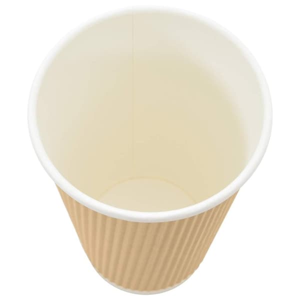 vidaXL kaffekopper af papir 500 stk. 16oz 400ml brun