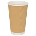 Miniatyrbillede 2 af 7: vidaXL kaffekopper af papir 500 stk. 16oz 400ml brun