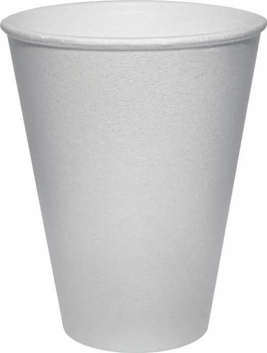 Engångsglas - Engångskopp Noname - 4271 - kopp 200/250 ml vitt papper a'100'