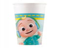 Miniatyrbild 1 av 2: Engångsglas - engångskupa Procos - 93509 - Papperkoppar FSC CoComelon (200 ml), 8 stycken, flerfärgad