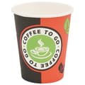 Miniatyrbild 2 av 2: Engångsmuggar 1000 st kaffe papper 240 ml (8 oz)