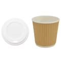 Miniatyrbild 2 av 2: Kaffekoppar i papper med lock 1000 st 4oz 100ml