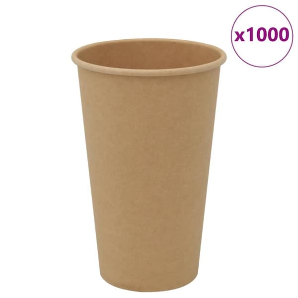 Kaffekoppar i papper 1000 st 16oz 400ml brun