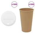 Miniatyrbild 1 av 2: Kaffekoppar i papper med lock 1000 st 16oz 400ml