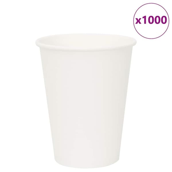 Kaffekoppar i papper 1000 st 12oz 300ml vit