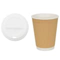 Miniatyrbild 2 av 2: Kaffekoppar i papper med lock 1000 st 16oz 400ml