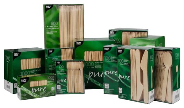 Bestick Sked PURE FSC 15,7cm 100/fp