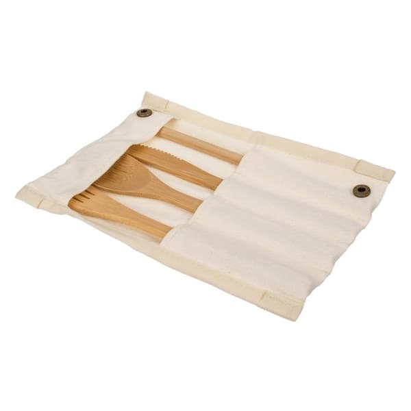 2x4-Delar - Bestick i Bambu - Bestickset