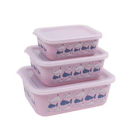 Stoneline | Awave Set of storage box | 21940 | Storage box | 3 pc(s) | Dishwasher proof | Rose