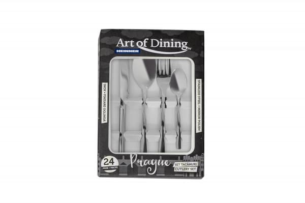 SET TACAMURI INOX 24 PIESE PRAGUE