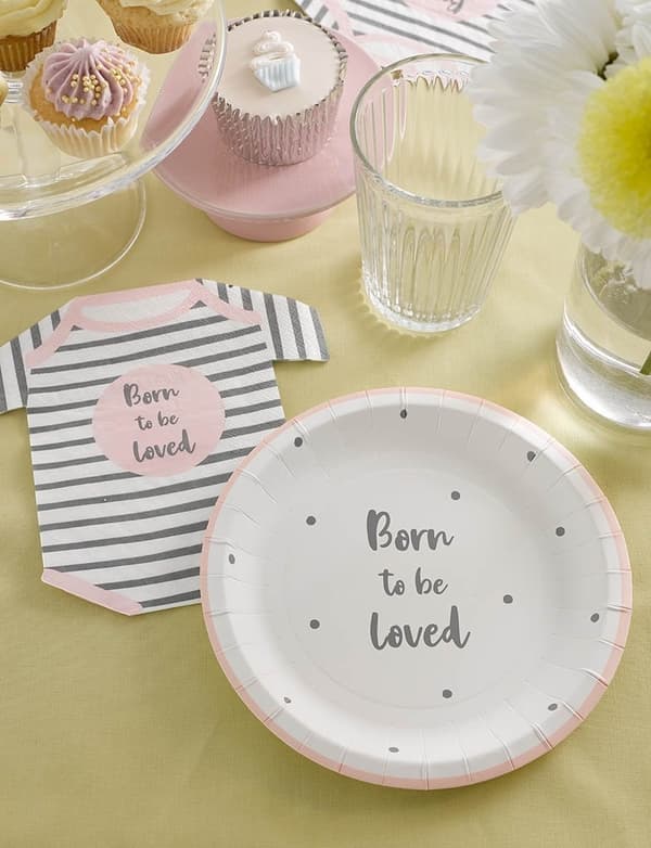 Desserttallrikar Rosa - Born To Be Loved