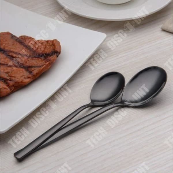 TD® 24 delar bestickset titan/ regnbågsfärgpläterad färgglad bestickset/service för 6/ chic och elegant