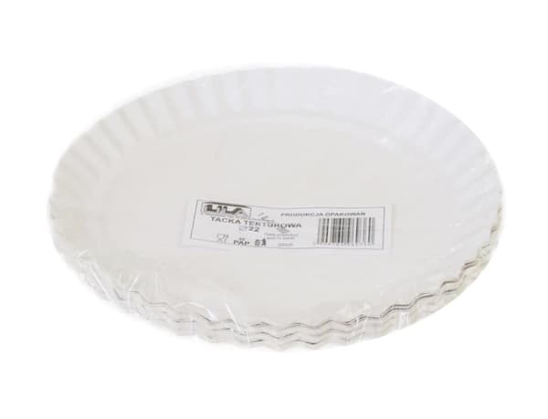 Bakke tallerkener runde 22 cm 20 stk