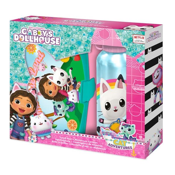 Ensemble Repas - GABBY'S DOLLHOUSE - KL88460 - Flera färger - 2 delar - Rostfritt stål