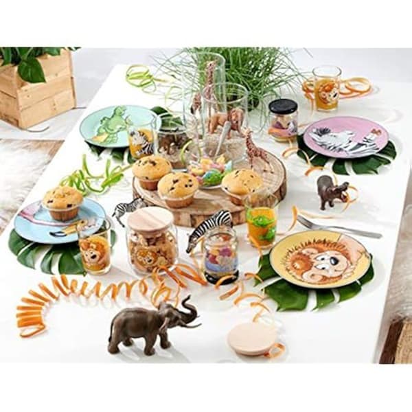 Ritzenhoff &amp; Breker Happy Zoo Flo Barnservis 3 delar Motiv flamingo