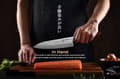 Miniatyrbild 2 av 4: KEEMAKE 8-tums Gyuto Kockkniv, Högkolhaltigt Rostfritt Stål, Ergonomiskt Rosenträhandtag,8 tum