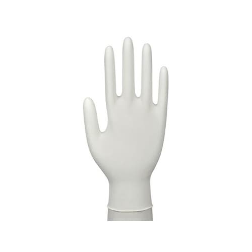 Nitrilhandske acc./pfri vit L 150/fp