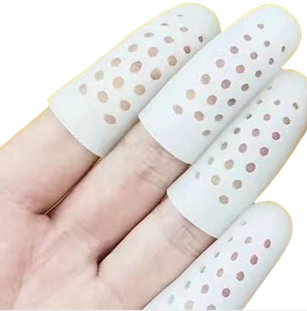 INF 5-pakning silikonfingerbeskyttere