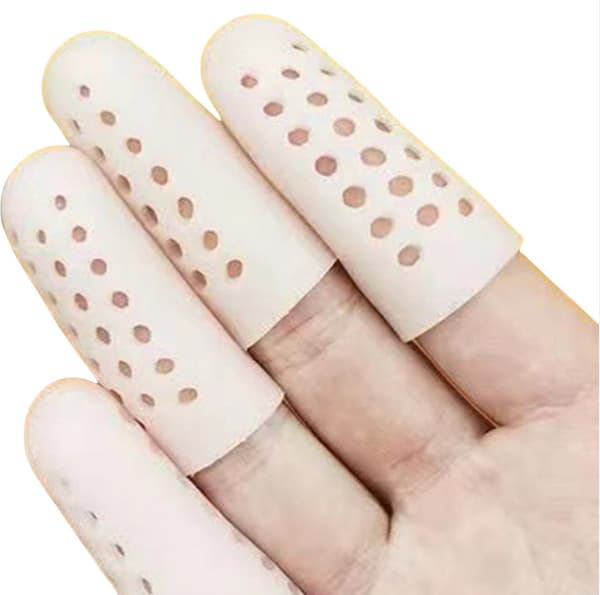 INF 5 stk. silikone fingerærmer Beige