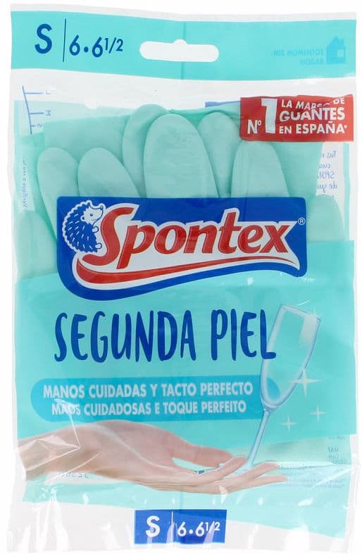 Gloves Spontex Second Skin Size S