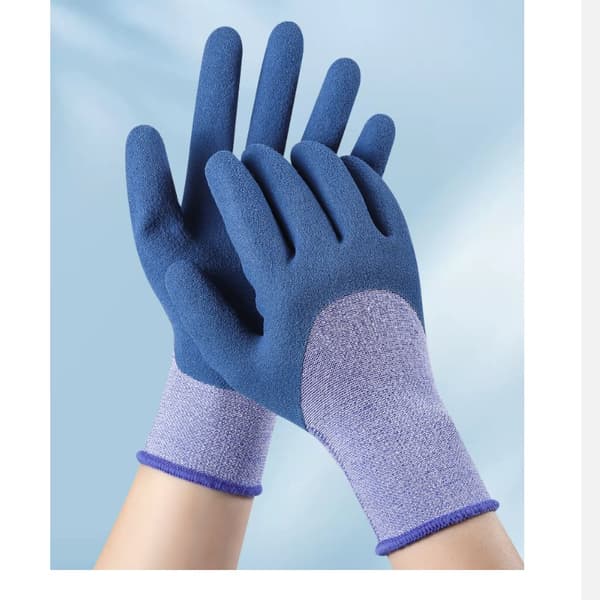 INF Dubbelpack Latexbelagda Handskar för Kylanvändning S