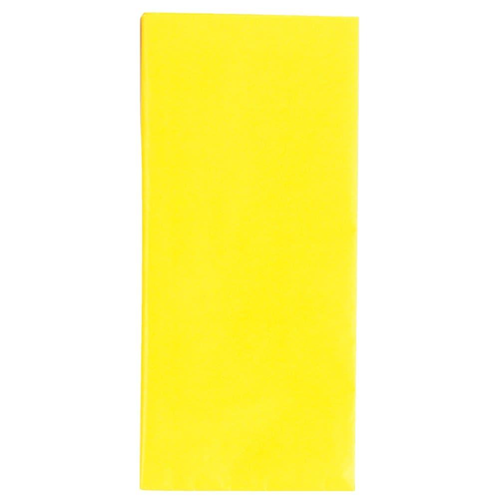 County 10 ark gula silkespapper (12 förpackningar)