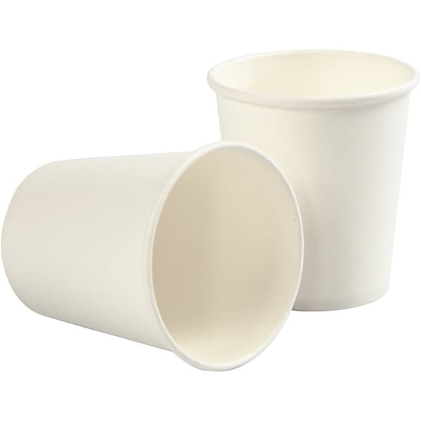 Pappersmuggar Vita 50 st - Höjd 7,8 cm - 205 ml